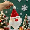 Weihnachtliches Kissen mit Lebkuchenmann, Rentier, Baum und Kranz Design