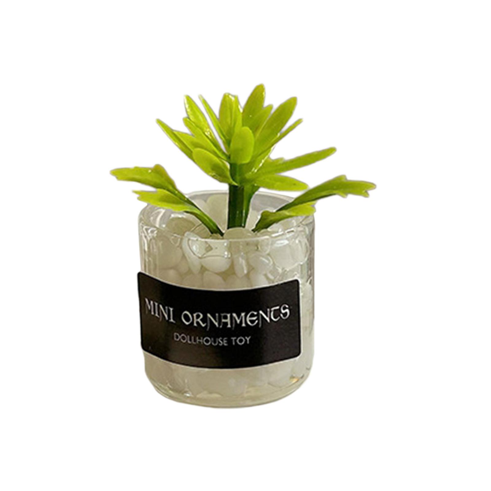 Miniatures Plants Static Scenery Model Miniature Potted Scenery Supplies