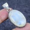 Moonstone Gemstone 925 Sterling Silver Jewelry Pendant 1.85"