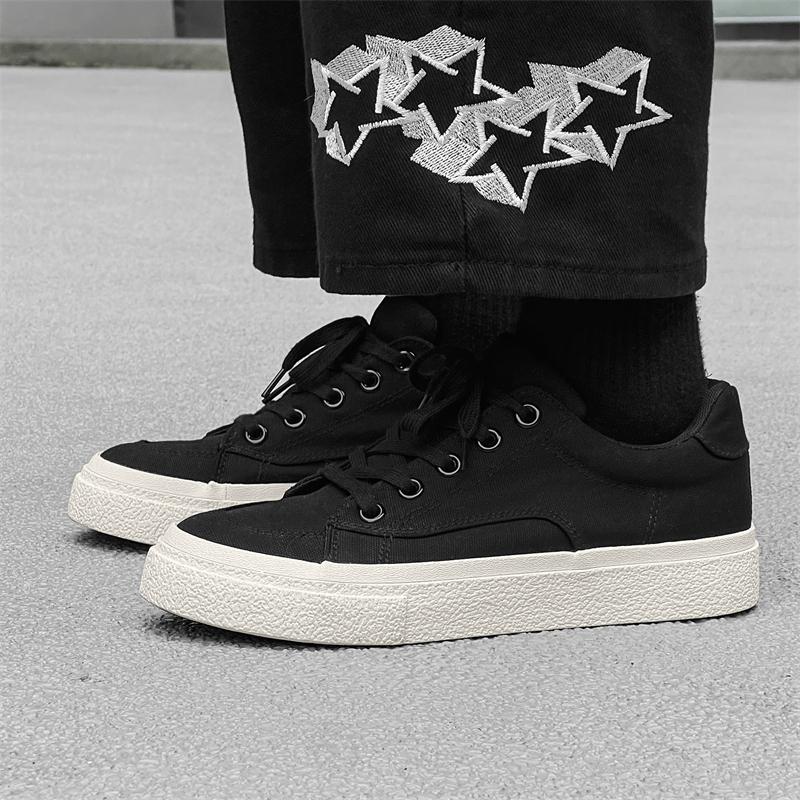 Fashion Brown Canvas Board Shoes for Men Casual Skate Shoes Sneakers Classic Street Fashion Trends Luxury Design 2025 New Male Footwear