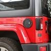 Aluminum Fuel Filler Door Gas Cap Tank Lid With Key For Jeep Wrangler JK 07-17
