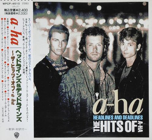 

CD A-HA - Headlines And Deadlines - The Hits WPCP4610 Warner Bros. Re 1991 Japan Pop Used