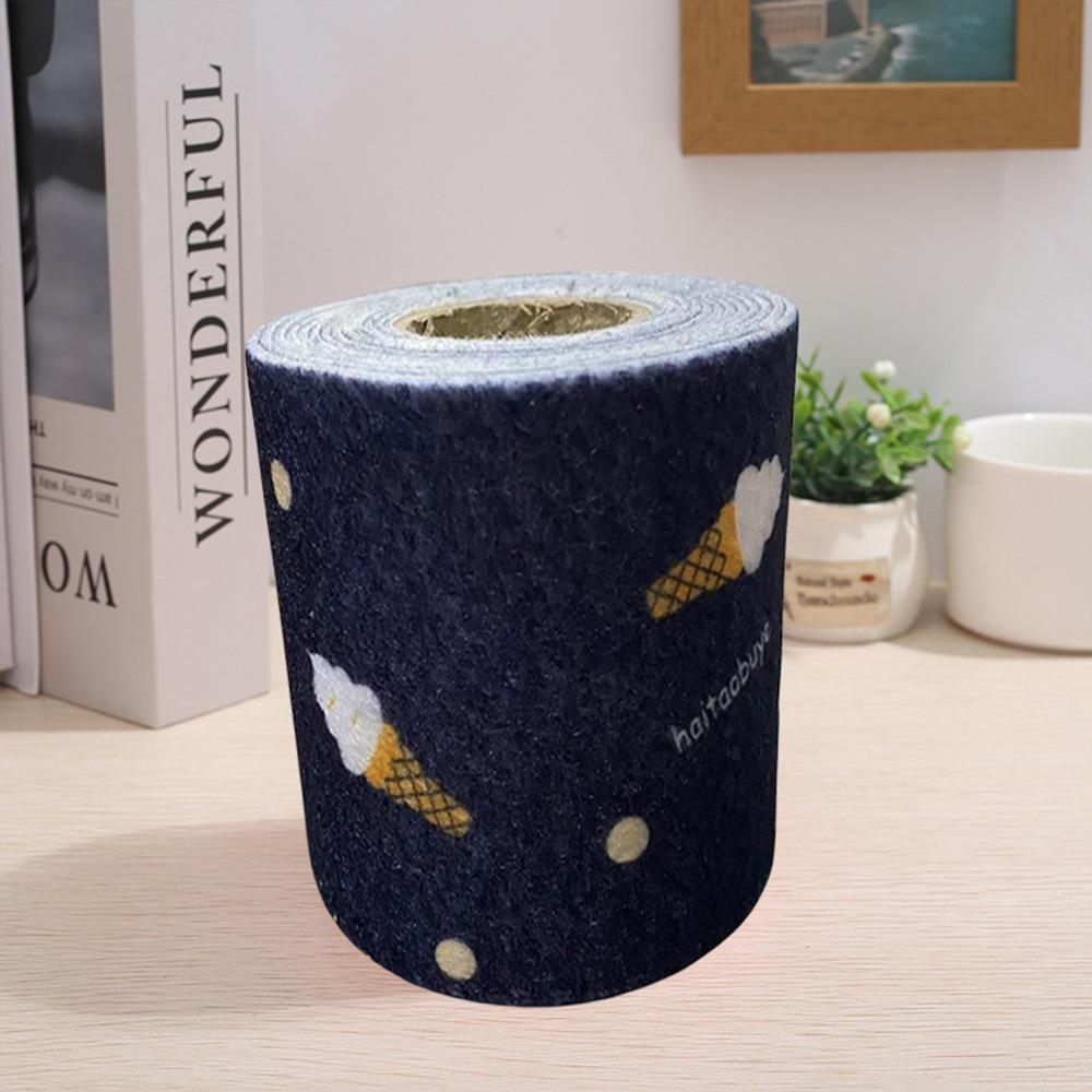 Non-woven Sink Tape Cartoon Waterproof Wash Basin Sealing Tape Moisture-absorbing Self-adhesive Window Water-absorbing Sticker