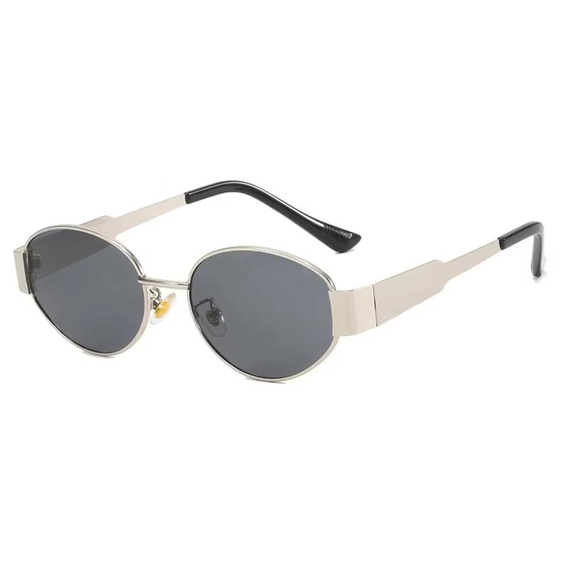 

Phnom Penh Retro Oval Sunglasses, Women s High End UV Protection UV 400 Sun Protection Tea Sunglasses Small Face