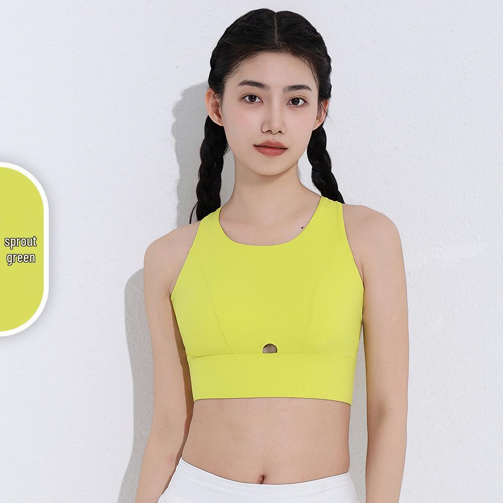 Plus Size High Impact Sports Bra, Beautiful Back Yoga Top (90-200 Jin)