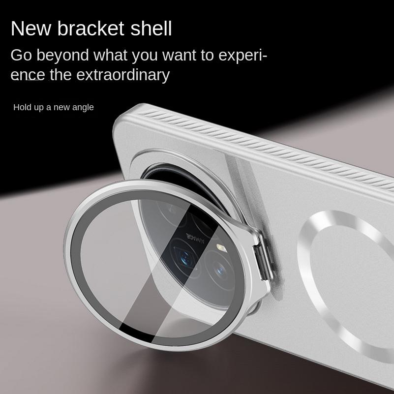 Kratzfeste Rückplatte mit unsichtbarer Kamera-Halterung Hülle Für Honor Magic 8 Pro magic8 mit Magsafe Ring Abdeckung