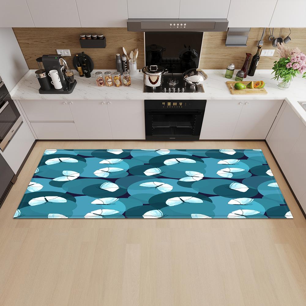 Kitchen mat entrance door mat bedroom long carpet home bathroom non-slip floor living room carpet
