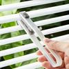 1 Set Shutter Dust Collector Clip-on Cleaning Brush, air conditioner vent slit cleaning tool, reusable dust brush with 6 replaceable heads