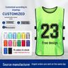 Team-Building Football Training Vest for Kids with Printable Number