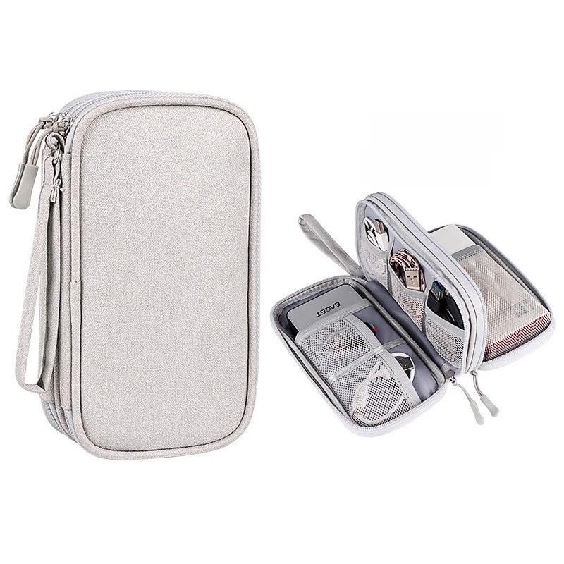 Data Bank Power Cable Storage Bag Outdoor Large Capacity Casual Handbag Fashion