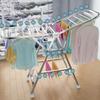 Clothing Shelf forUse Best Used for Shirts Pants  Indoor/Outdoor Silver Stainless Steel Heavy Duty Laundry Drying Rack