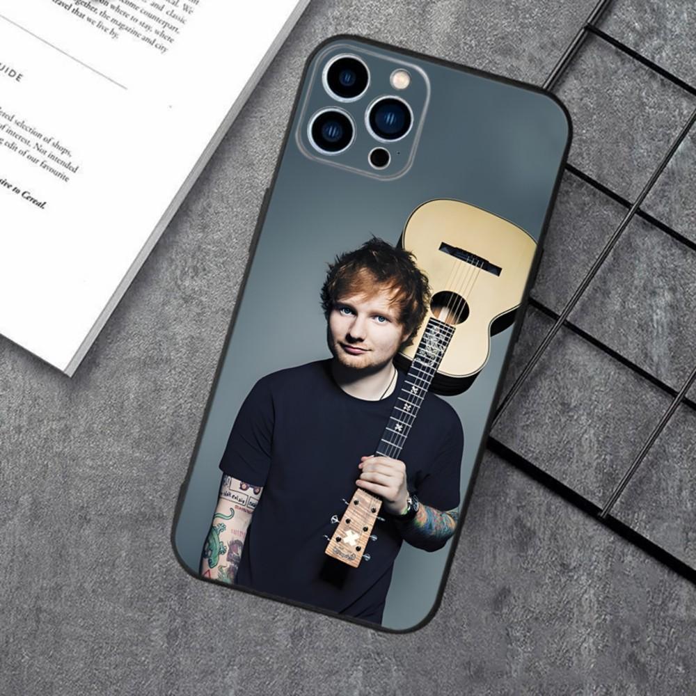E-Ed Sheeran UK Sänger Handyhülle Für Apple iPhone 15,14,13,12,11,XS,XR,X,8,7,Pro,Max,Plus,mini Silikon Schwarze Hülle
