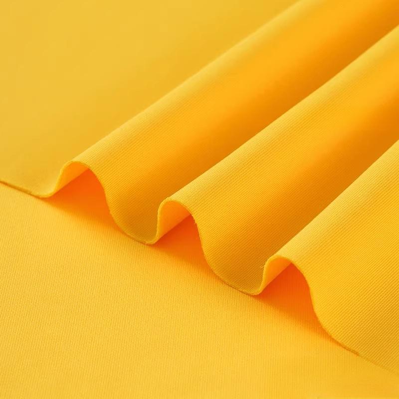 Air Layer Fabric Spring Summer Thin Knit Elastic Soft Breathable Clothing Fabric Cloth Sewing Polyester Spandex Rayon Material