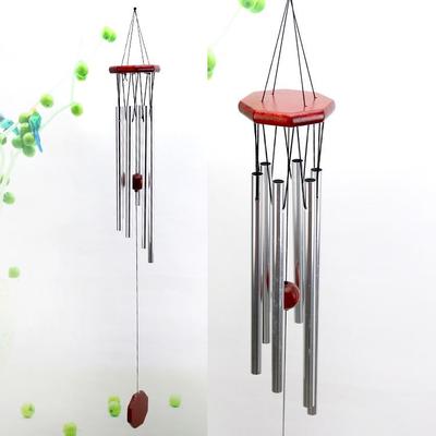 Retro Wooden & Metal Wind Chime: Pastoral Wall Hanging Ornament & Creative Home Gift Pendant