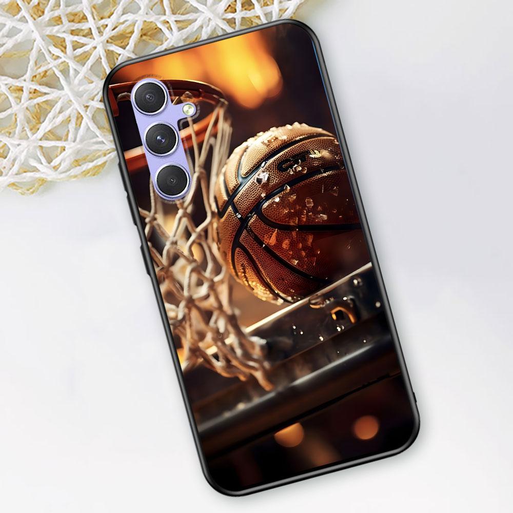 Basketball Basket Sports Case for Samsung Galaxy A51 A53 A54 A31 A52 A12 A13 A21s A22 A32 A11 A22 A33 A41 A52s TPU Phone Cover