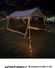 8-12 Person Portable Outdoor Mesh Canopy Tent with Mosquito Net, Sun & Rain Protection for Camping and Beach.