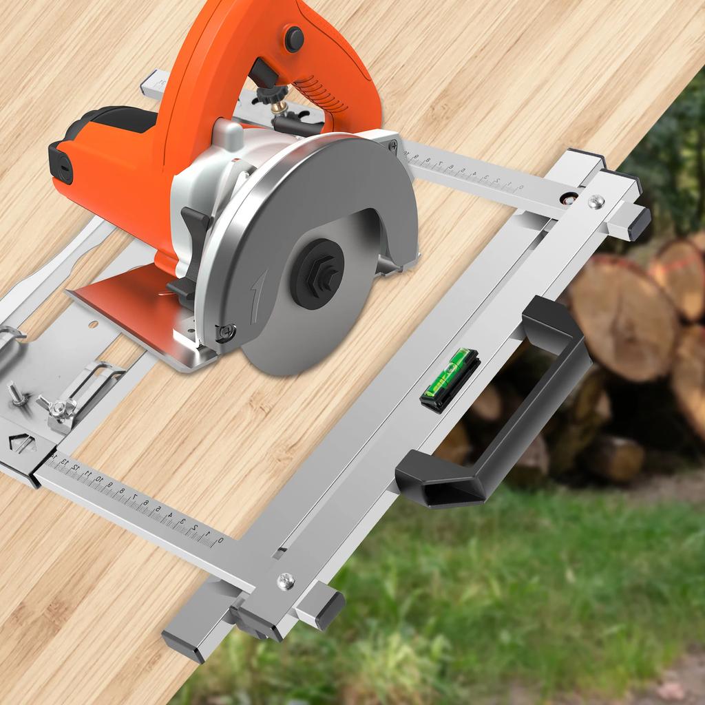 Stainless Steel Edge Guide Positioner for Woodworking Table Saw - Precision Cutting Accessory (Multifunctional Bracket)