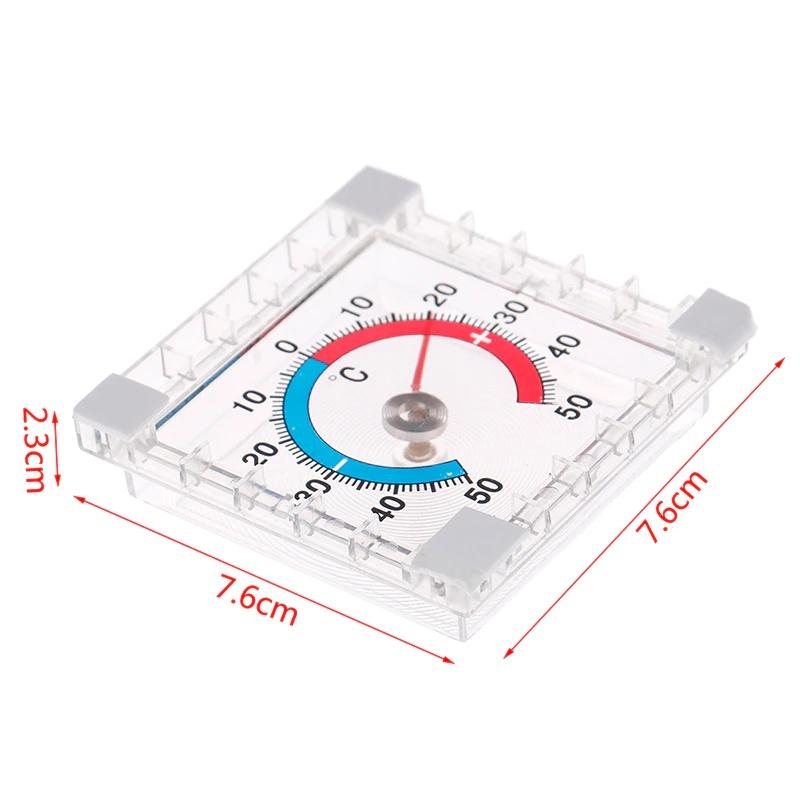 1pc Temperature Thermometer Window Indoor Outdoor Wall Garden Home Graduated Disc Measurement