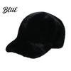Warm Plush Hat for Women Faux Mink Baseball Cap Winter with Brim Accessory Soft Thickened Peaked Cap Autumn And Cold Weather Stylish Brimmed Outdoor