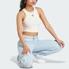 Originals ESSENTIALS Tank Tops Women's Ecru Crew Neck Moderate Other IJ8257
