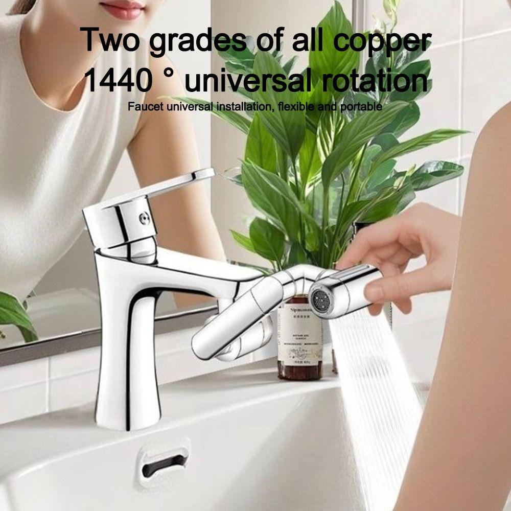 Water Saving Rotatable Faucet Sprayer 4 Modes Faucet Extender New Kitchen Faucet  Kitchen
