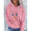 Damen Freizeitmode Rundhals Pullover Hoodie Western ethnischer Stil Retro-Print Damen Top Hoodie