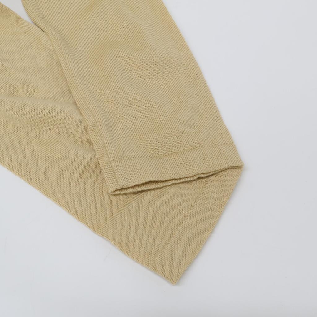 Salvatore Ferragamo Beige Wool Gancini Cool Neck Knit Tops M beigeUsed