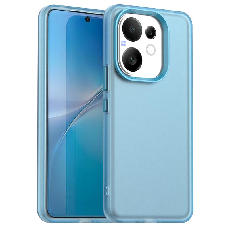 Anti-Drop Candy Color Case For Vivo T4 Pro Shockproof Matte PC Transparent Back Case For Vivo T4 Pro Cover For Vivo T4 Pro Case