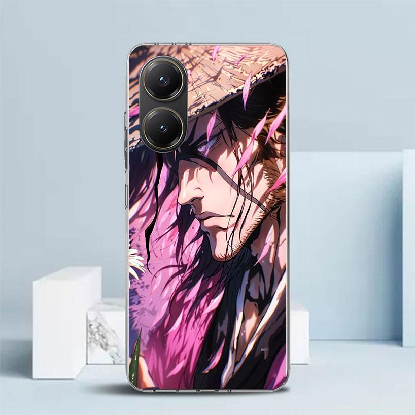 Bleach Kyoraku Shunsui Phone Case For Xiaomi Poco F7 Ultra X5 X6 X7 Pro M7 Redmi 15C 15 13C 13 12C 12 10C 10 10A 9 9C 9A 9T Cove
