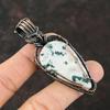 Moss Agate Pendant Copper Wire Wrapped Pendant Rainbow Moonstone Pendant Handmade Jewelry Wrapped Gemstone Pendant Moss Agate Copper Jewelry