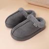 New Style Cotton Shoes, Fleece Indoor Thick-soled Slippers