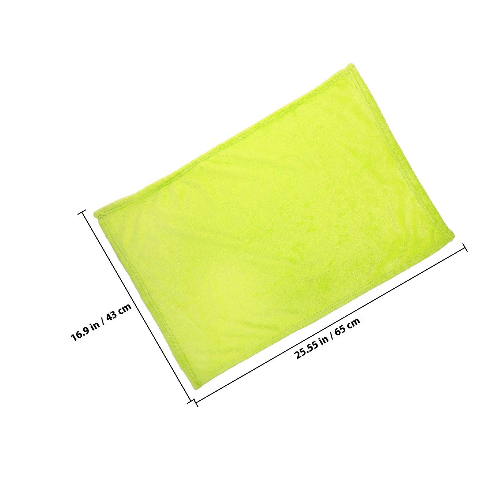 

Flannel Fleece Pet Blanket Soft Cozy Warm Solid Color Fruit Green for Dogs Cats Small Animals Indoor Use зелёный