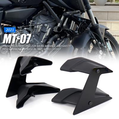 Fit For YAMAHA MT-07 MT07 MT 07 2018 2019 2020 Motorcycle Sport Downforce Naked Side Spoilers Aerodynamic Wind Wing Deflector