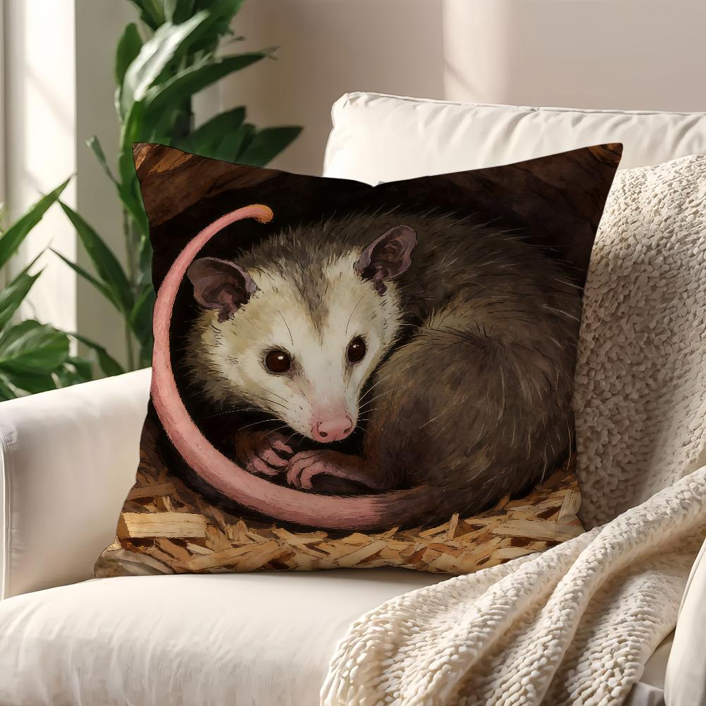 Modern Opossum cushion cover Best Home Office Coffee Pillow Sofa Printing Decoration Room Shop Car Nordic Simplicity Hit