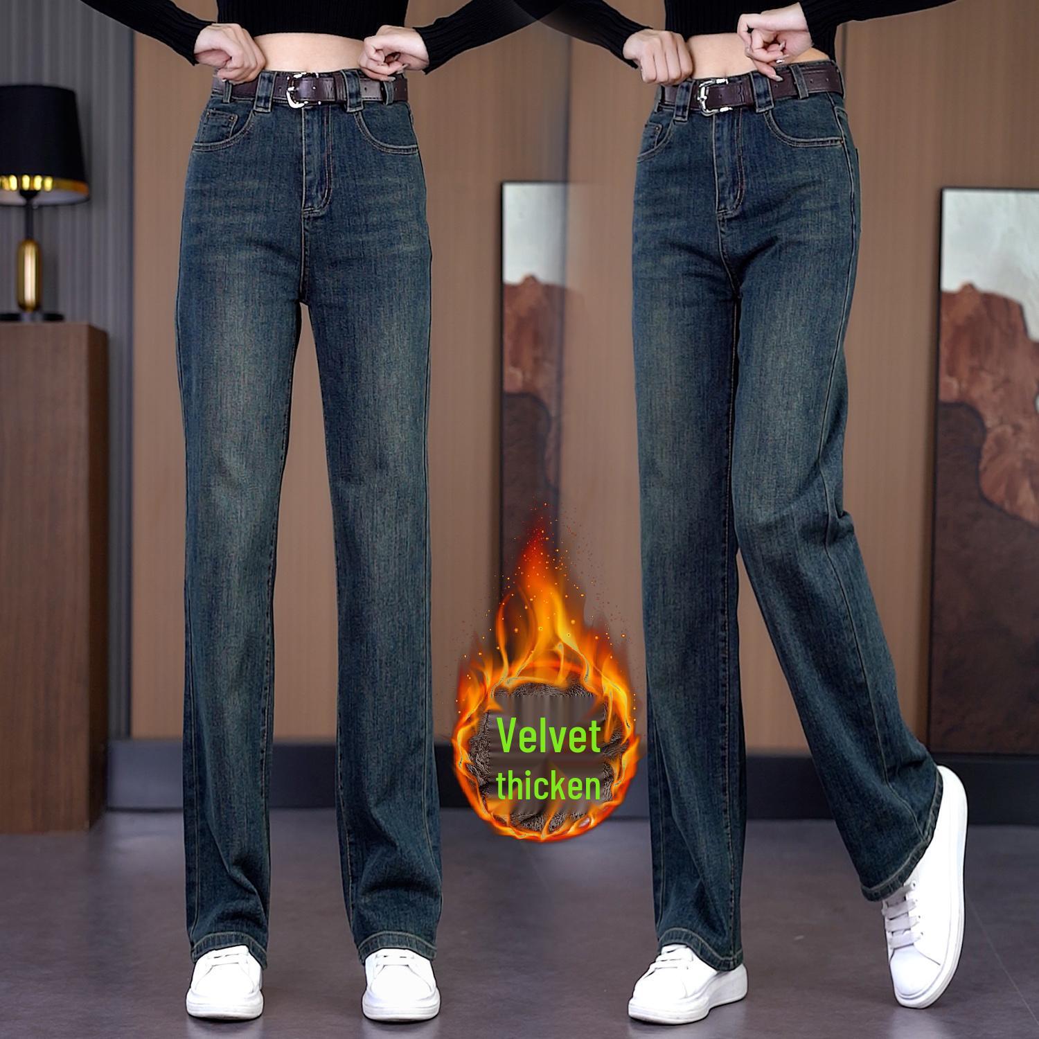 

2024 Women s High-Waisted Elastic Slimming Wide-Leg Pants 2XL [125-135cm]