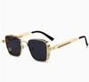 Square Steampunk Metal Men's Sunglasses