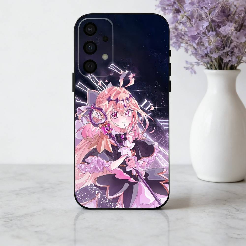 M-Moria L-Luruka Star D-Detective Precure Phone Case For Samsung Galaxy A73,A72,A71,A70,A53,A52,A51,Others Soft Black Cover