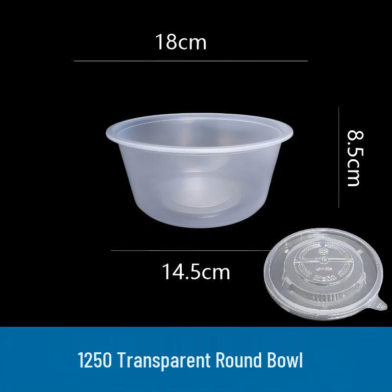 Tongyuan Disposable Round Plastic Food Containers & Lids