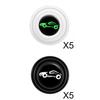 Car Door Damping Cushion Seal, Decoration Thickening Buffer 10x