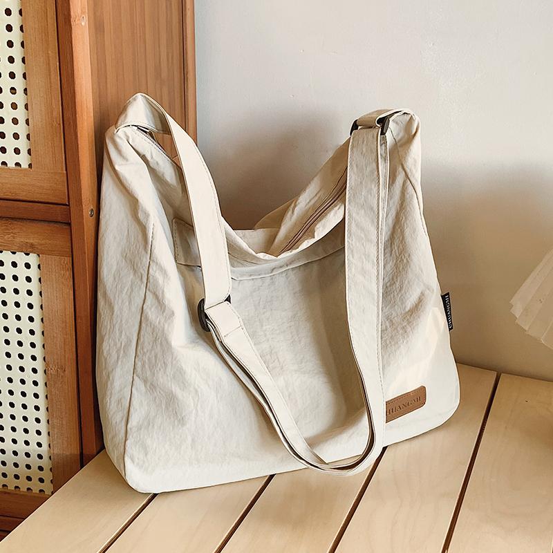 Large Capacity Nylon Crossbody Bag for Men and Women Travel Campus and Office