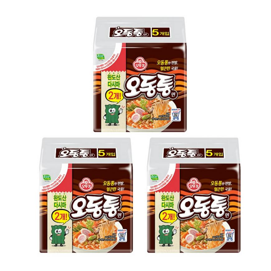 

Ottogi Одонтон Рамён (120 г*5) (3 варианта) #3bag (15pcs)