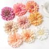 3Pcs Artificial Snowy Flower 11cm Silk Flower Head Home Decoration Wedding Decor DIY Bridal Chest Flower Party Accessories