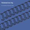 Yumashi 6.4mm Black Twin Loop Binding Coils (100pcs/Box) CN plug (adapter included)