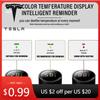 Autosticker 500ml Slimme Thermobeker Filterkoffie Drinkfles Temperatuurweergave voor Tesla TM3 TMX TMS Model 3 X S2016-202