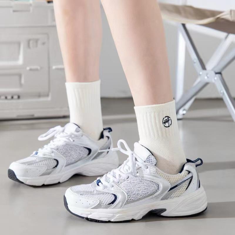 Men's Mid Length Socks Hot Selling Street Sports Hip-hop Personality High-quality Fashion Women's Round Neck Socks