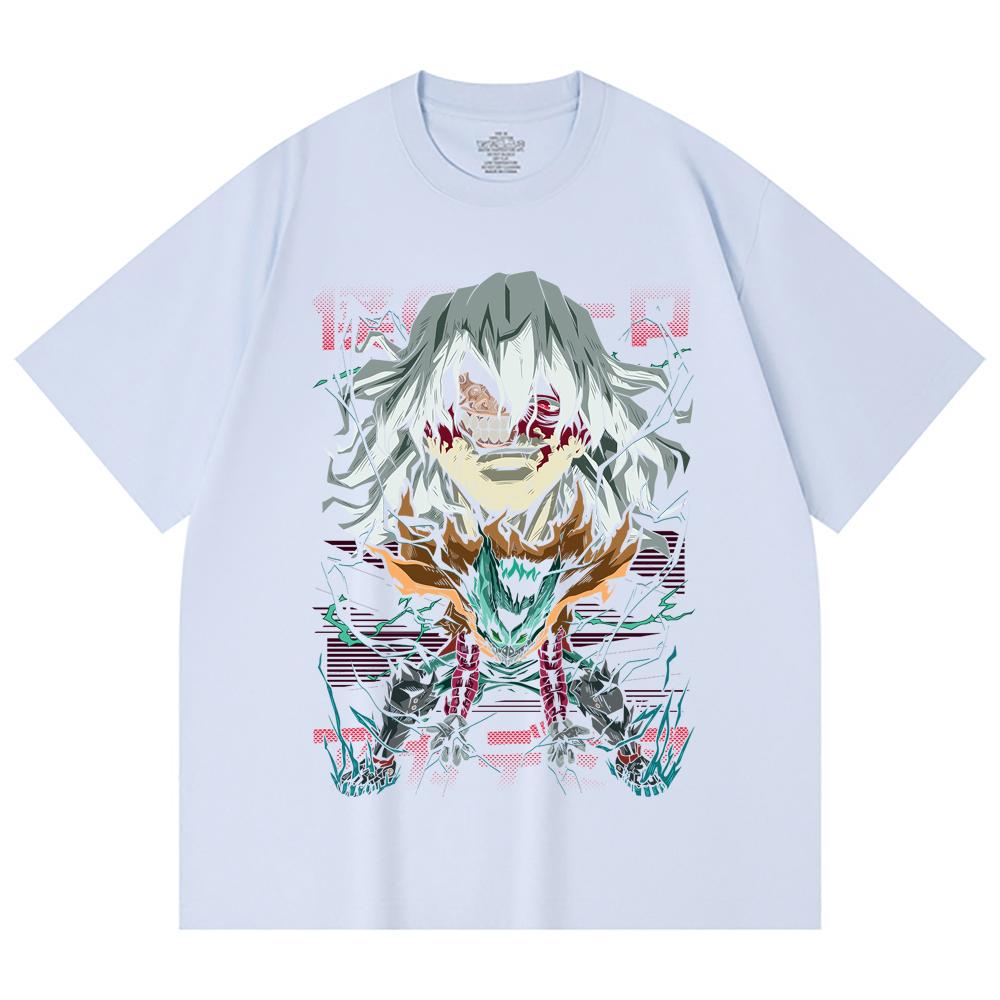 230 Gsm 100% Cotton My Hero Academia V9 Shigaraki Print Unisex Heavy Cotton T Shirt
