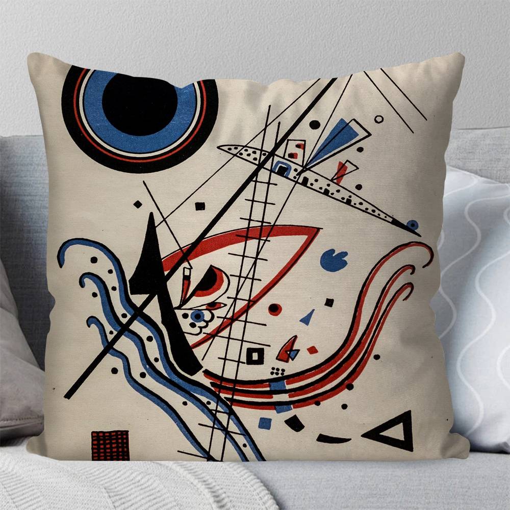 Abstract Geometric Pillow Case Fashion Square Pillowcase Bedroom Sofa Room Ins Decoration Leisure