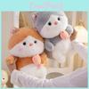Plush Cat Toy Fish Hugging Doll Stuffed Animal Cartoon Kitty Home Gift Decor