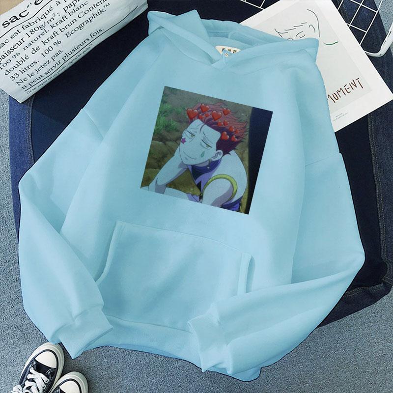 Kawaii Hunter X Hunter Women Hoodies Sweatshirt Killua Zoldyck Anime Manga Loose Hoodie Sweatshirt Oversized Winter Pullover Clothes