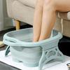 Foot Soaking Bath Basin Foldable Portable Roller Design SPA Massage Bucket for Relieving Feet Pain